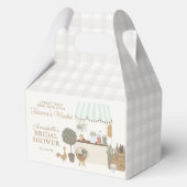 Groene Boerenmarkt Boerderij Verse Bruidsdouche Bedankdoosjes (Achterkant)