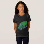 Groene Boerentractor T-shirt (Voorkant volledig)