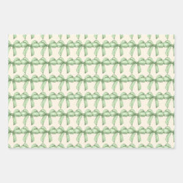 Groene bogen inpakpapier. Cadeauverpakking. Inpakpapier Vel