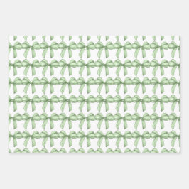 Groene bogen inpakpapier. Cadeauverpakking. Inpakpapier Vel