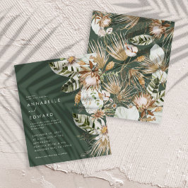 Groene bohemische botanische moderne elegant