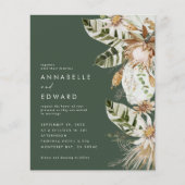 Groene bohemische botanische moderne elegant (Voorkant)