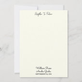 Groene Boho blad woestijn cactussen succulent brui Kaart (Achterkant)