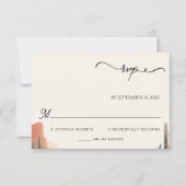 Groene Boho blad woestijn cactussen succulent brui RSVP Kaartje (Voorkant)