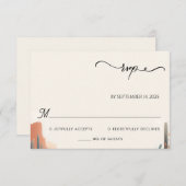 Groene Boho blad woestijn cactussen succulent brui RSVP Kaartje (Voorkant / Achterkant)