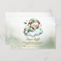 Groene Boho Sleeping Teddybeer Schattige Baby show