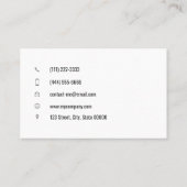 groene bokee visitekaartje (Achterkant)