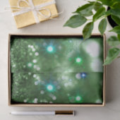 Groene Bokeh Faux glitter & kleurrijke stralende s Tissuepapier (Geschenk)
