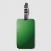Groene bol bagagelabel (Voorkant (verticaal))