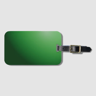 Groene bol  bagagelabel
