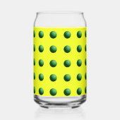 Groene bollen blikvorm glas (Achterkant)