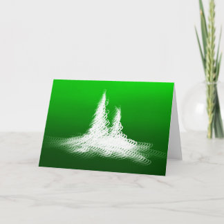 Groene Bomen 2025 - Kerst-/Feestkaart Bedankkaart