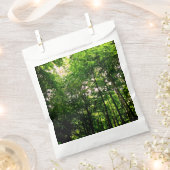 Groene bomen bedankzakje (Geknipt)