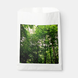 Groene bomen bedankzakje