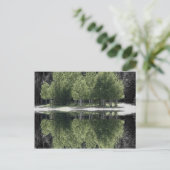 Groene bomen briefkaart (Staand voorkant)