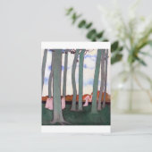 Groene bomen, Maurice Denis Briefkaart (Staand voorkant)