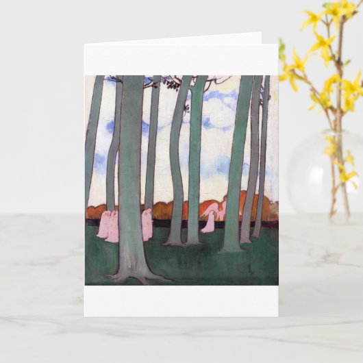 Groene bomen, Maurice Denis Kaart (Gele Bloem)