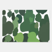 Groene bomen Modern tropisch regenwoud patroon Inpakpapier Vel (Voorkant)