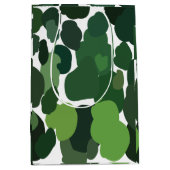 Groene bomen Modern tropisch regenwoud patroon Medium Cadeauzakje (Voorkant)