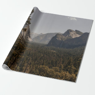 GROENE BOMEN NEAU MOUNTAIN TIJDENS DE DAG CADEAUPAPIER