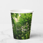Groene bomen papieren bekers (Achterkant)