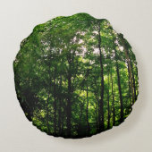 Groene bomen rond kussen (Achterkant)