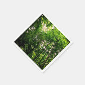 Groene bomen servet (Hoek)