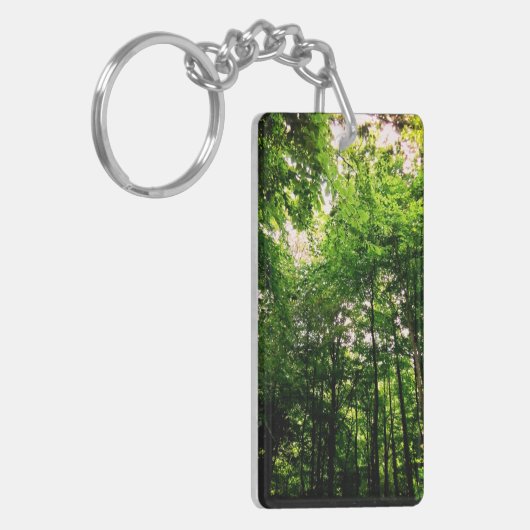 Groene bomen sleutelhanger (Voorkant Links)