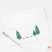 Groene Bomen Stickers (Envelop)