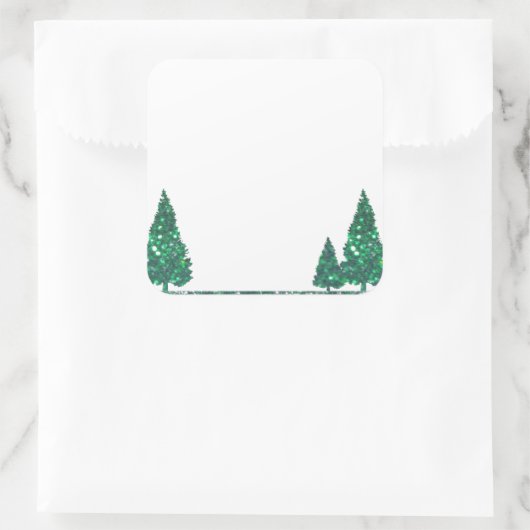 Groene Bomen Stickers (Tas)