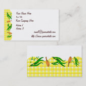 Groene bonen frituurpannen retro Visitekaartjes (Voorkant / Achterkant)