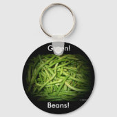 Groene Bonen in het spotlicht Sleutelhanger (Voorkant)