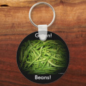 Groene Bonen in het spotlicht Sleutelhanger (Voorkant)