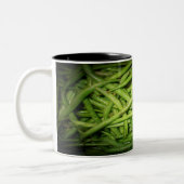 Groene Bonen in het spotlicht Tweekleurige Koffiemok (Links)