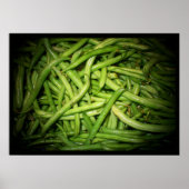 Groene bonen in Spotlight-afdruk Poster (Voorkant)