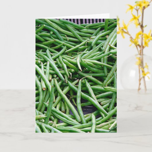 Groene Bonen Kaart (Gele Bloem)