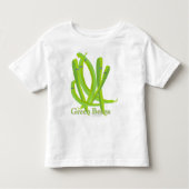 Groene Bonen Kinder Shirts (Voorkant)