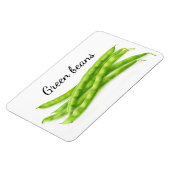 Groene bonen magneet (Linkerzijde)