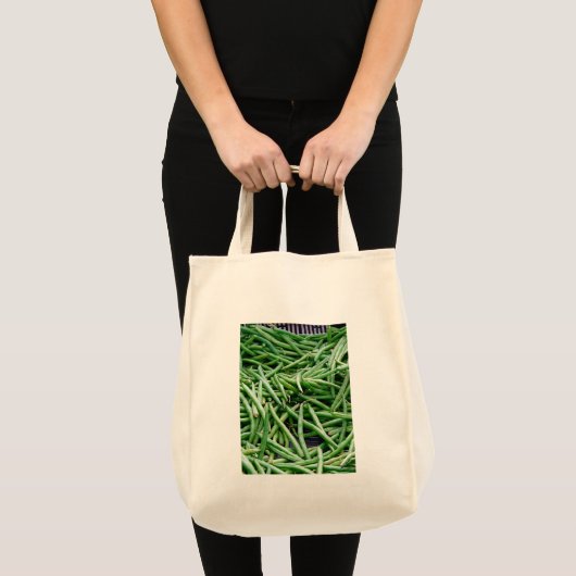 Groene Bonen Tote Bag (Voorkant (product))