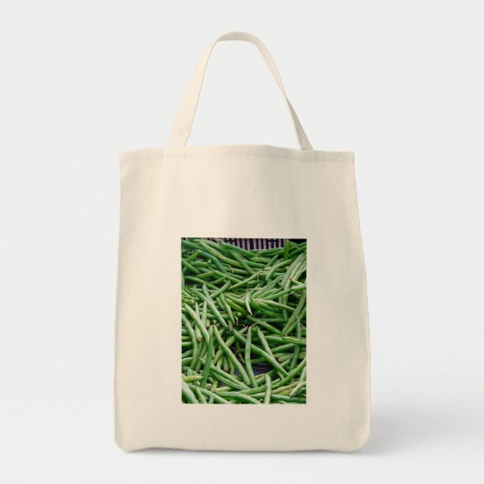 Groene Bonen Tote Bag (Voorkant)