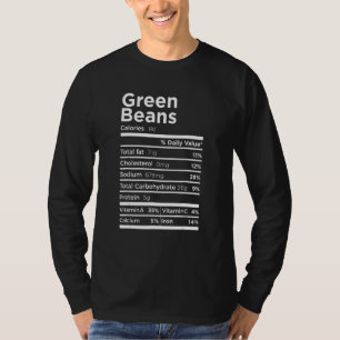 Groene Bonen Voedingswaarde Feiten  Thanksgiving K T-shirt