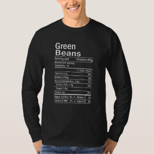 Groene Bonen Voedingswaarde Feiten Thanksgiving Ko T-shirt