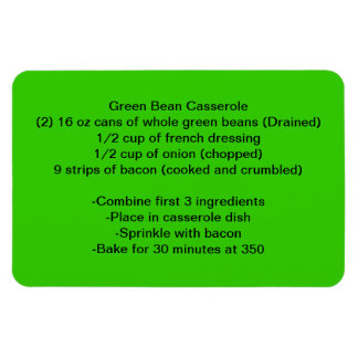 Groene bonenmagneet magneet