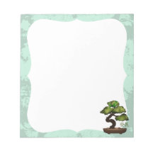 Groene Bonsai grunge achtergrond 'Groei'