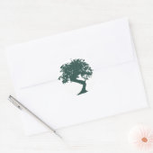 Groene Bonsai Tree Sticker (Envelop)