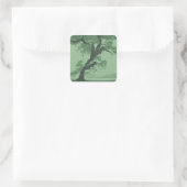 Groene Bonsai Tree sticker (Tas)