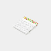 Groene-boodschappenlijst voor groenten post-it® notes (Schuin)