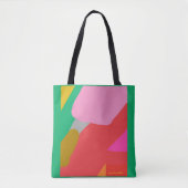 Groene boodschappentas Garden Riff Tote Bag (Voorkant)