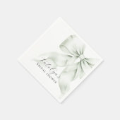 Groene Boog Bruidsuitnodiging Servet (Hoek)