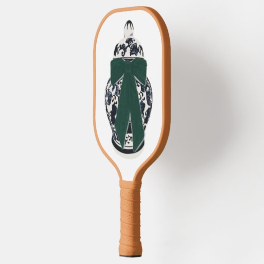 Groene Boog Chinoiserie Vaas Pickleball Paddle (Links)